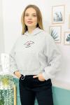 159287 Kapsonlu Sardonlu Sweatshirt